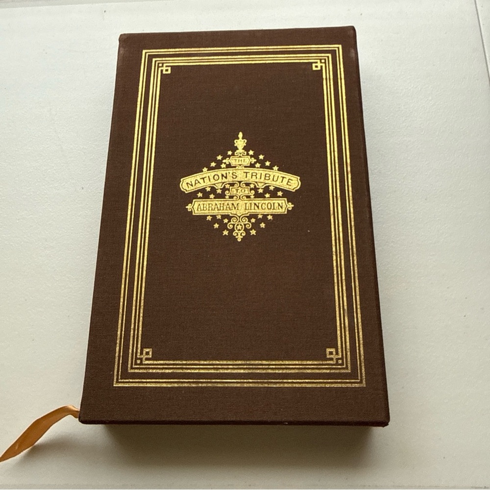 Easton Press Nations Tribute Abe Lincoln 1985 Leather w/‎ Slipcase – Uncracked